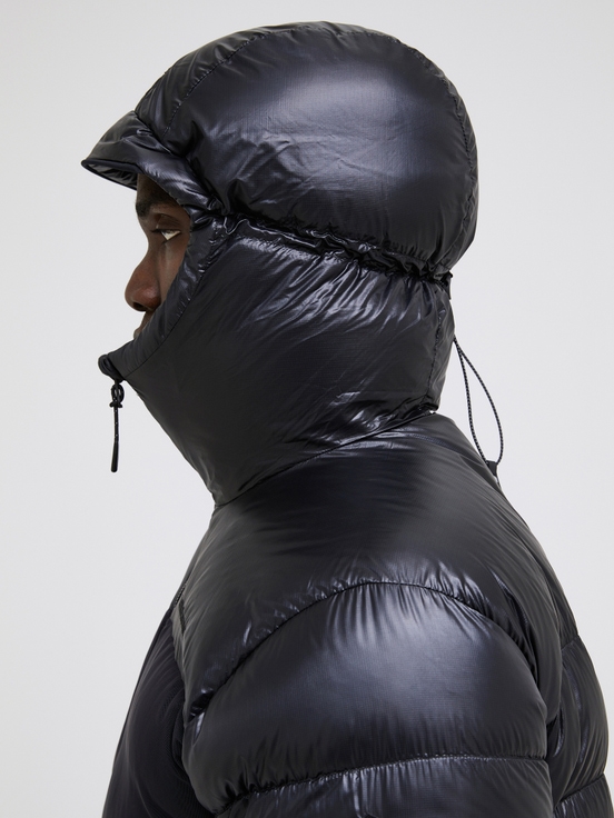 Black Men Peak Performance Minus Degree Puffer Down Jacket | US-WFHKD2438