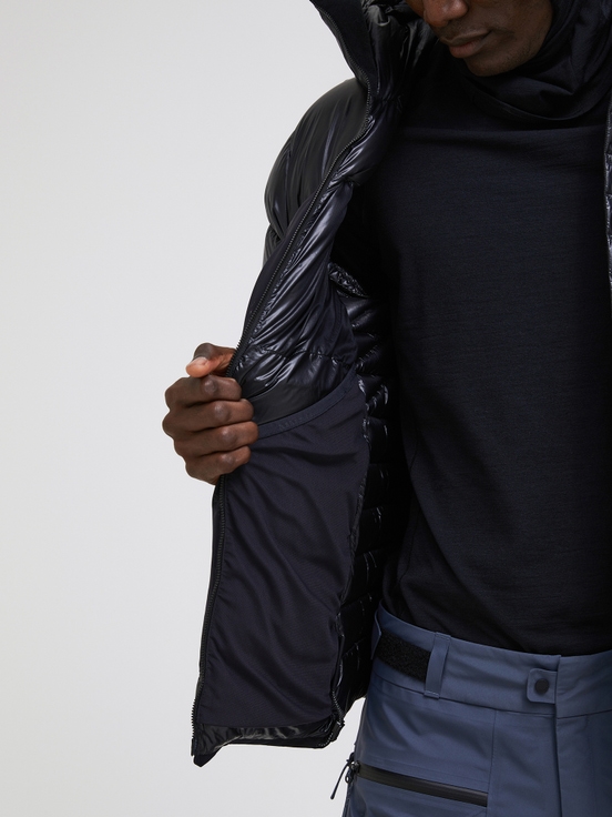 Black Men Peak Performance Minus Degree Puffer Down Jacket | US-WFHKD2438