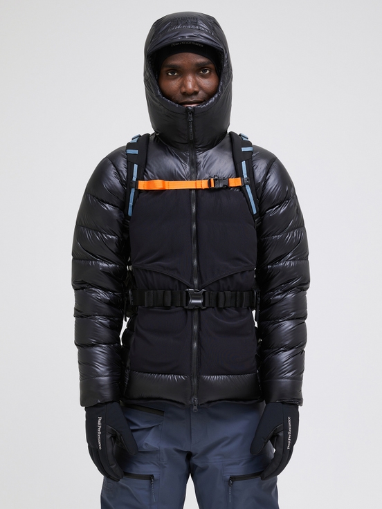 Black Men Peak Performance Minus Degree Puffer Down Jacket | US-WFHKD2438