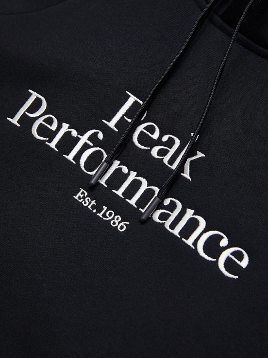 Black Men Peak Performance Original Hoodie | US-GKHOX8172