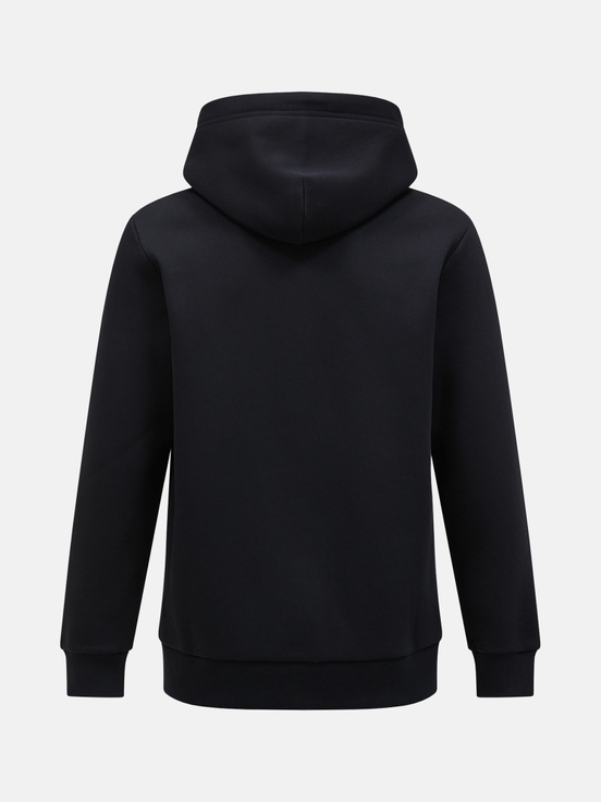 Black Men Peak Performance Original Small Logo Zip Hoodie | US-SXLZG9821