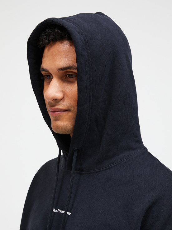 Black Men Peak Performance Original Terry Hoodie | US-FWKUJ1402