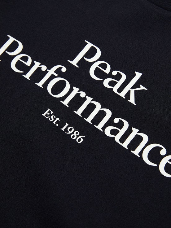 Black Men Peak Performance Original T-shirt | US-YVBNG2703