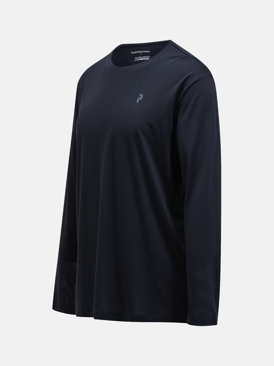 Black Men Peak Performance Polartec® Delta™ Longsleeve T-shirt | US-ALXME0382