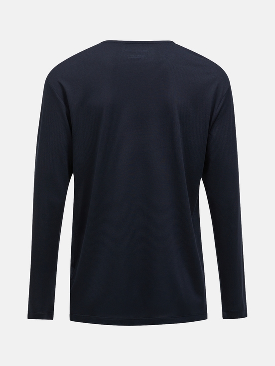 Black Men Peak Performance Polartec® Delta™ Longsleeve T-shirt | US-ALXME0382