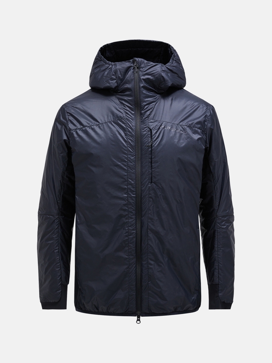 Black Men Peak Performance Radiance Hood Winter Jacket | US-GCDSE2854