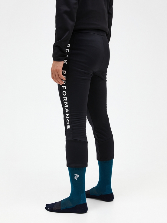 Black Men Peak Performance Rider Base Layer Pants | US-IUZPW5890