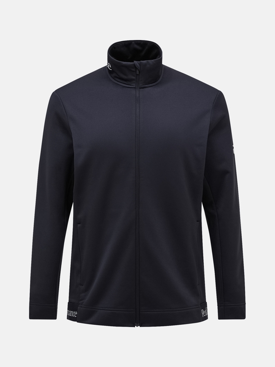 Black Men Peak Performance Rider Tech Zip Midlayers | US-XKRAH8495