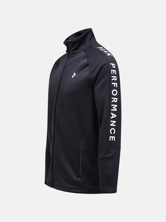 Black Men Peak Performance Rider Zip Midlayers | US-LHJYO0368