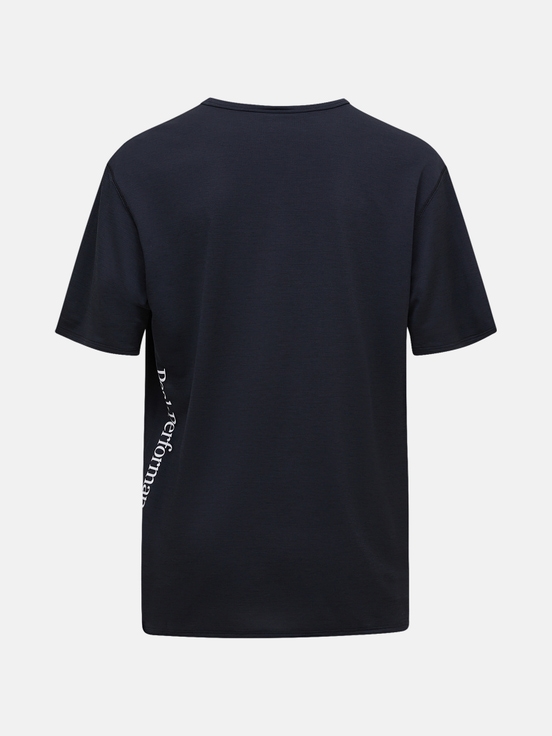 Black Men Peak Performance Trail Shortsleeve T-shirt | US-TFPZL9473