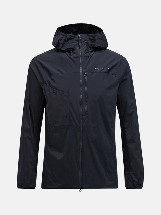 Black Men Peak Performance Vislight Polartec® Alpha™ Insulated Wind Jacket | US-XSTVW8316