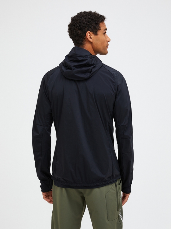 Black Men Peak Performance Vislight Wind Jacket | US-SRBMJ1587