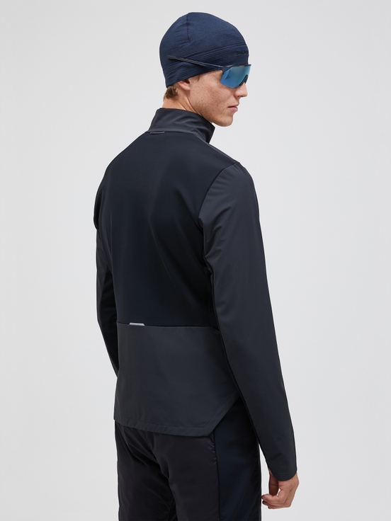 Black Men Peak Performance Windblock Stretch Shell Jacket | US-JXFCB2941