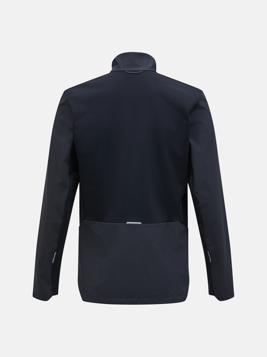 Black Men Peak Performance Windblock Stretch Shell Jacket | US-JXFCB2941