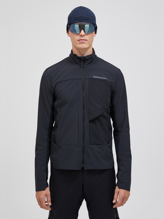 Black Men Peak Performance Windblock Stretch Shell Jacket | US-JXFCB2941