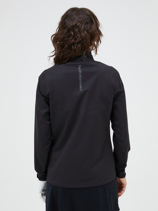 Black Women Peak Performance 2.5l Shell Jacket | US-EXPYB2945