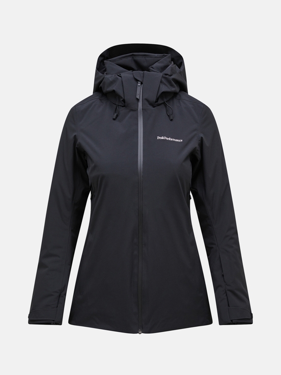 Black Women Peak Performance Anima 2l Insulated Shell Ski Jacket | US-GOXVJ6598