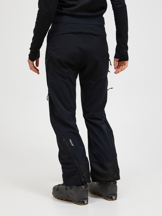 Black Women Peak Performance Ascent Softshell Ski Pants | US-PFGXV4280