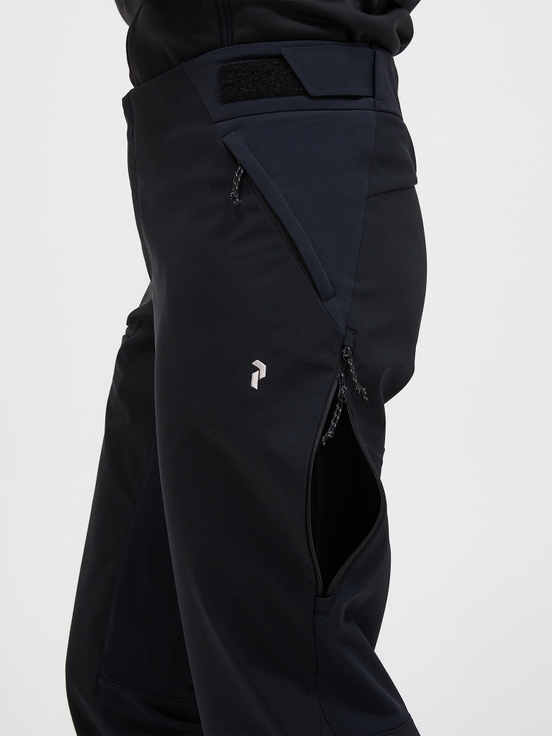 Black Women Peak Performance Ascent Softshell Ski Pants | US-PFGXV4280