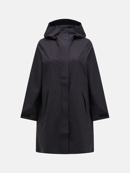 Black Women Peak Performance Cloudburst Hipe 2.5l Shell Coat | US-BYUTS4806