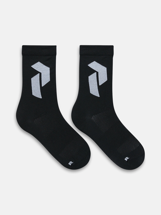 Black Women Peak Performance Crew 2-pack Socks | US-BGIMS2163