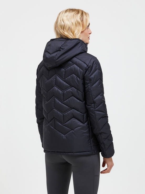 Black Women Peak Performance Elevate Hood Winter Jacket | US-WGYJV4627