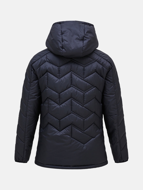 Black Women Peak Performance Elevate Hood Winter Jacket | US-WGYJV4627