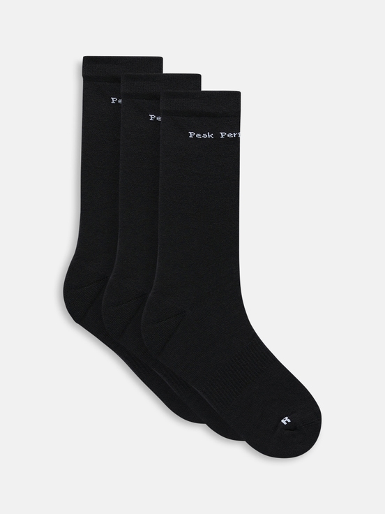 Black Women Peak Performance Everyday 3-pack Socks | US-SRAMI1762