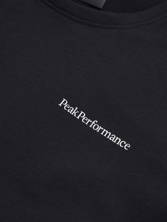 Black Women Peak Performance Explore Logo T-shirt | US-ICBAN8210