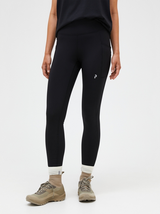 Black Women Peak Performance Flow Tights | US-IHOAJ7408