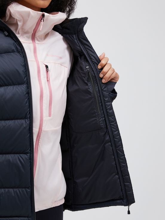 Black Women Peak Performance Frost Down Jacket | US-AONMF6042