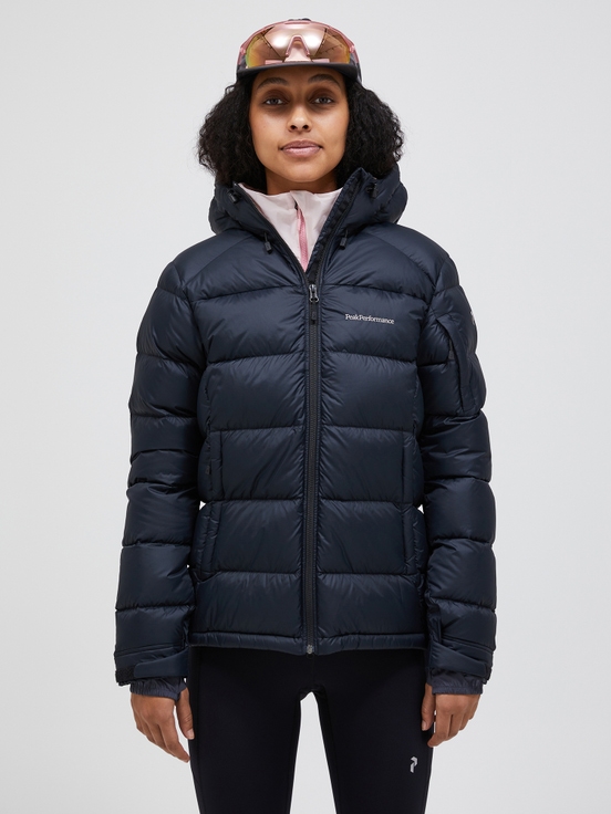 Black Women Peak Performance Frost Down Jacket | US-AONMF6042