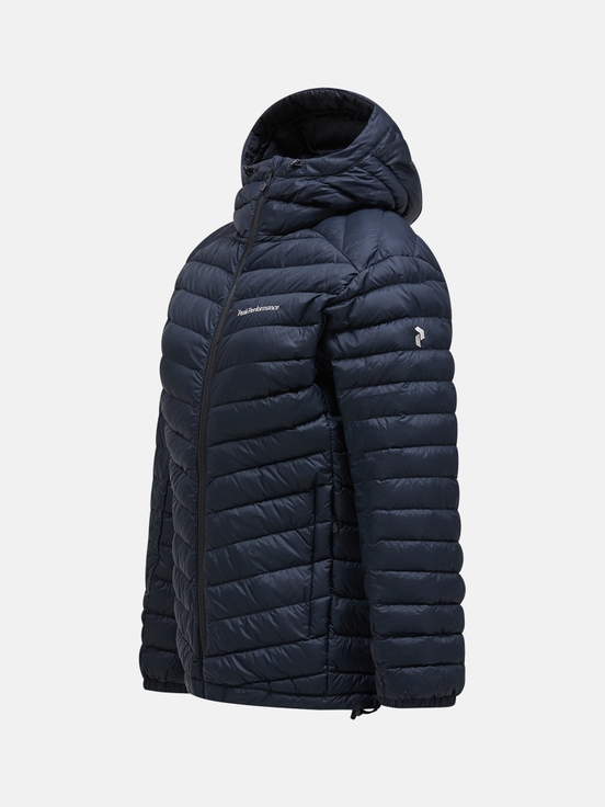 Black Women Peak Performance Frost Hood Down Jacket | US-QGAFS9647