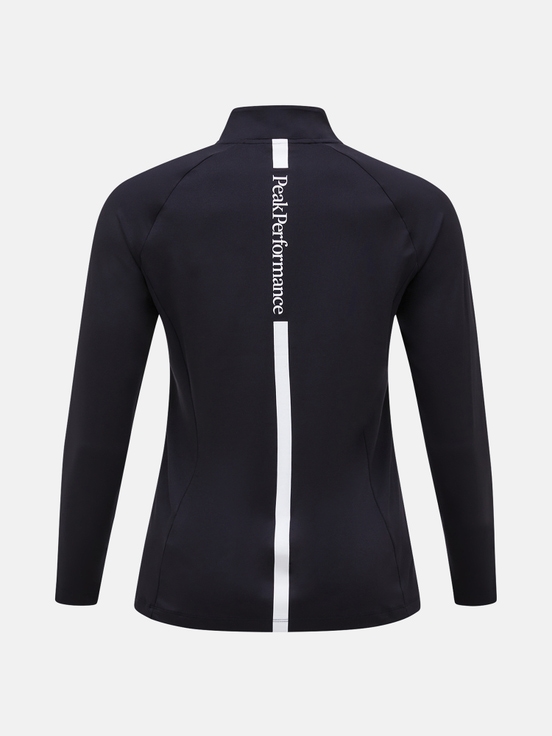 Black Women Peak Performance Half Zip Base Layer | US-WVHGC6751