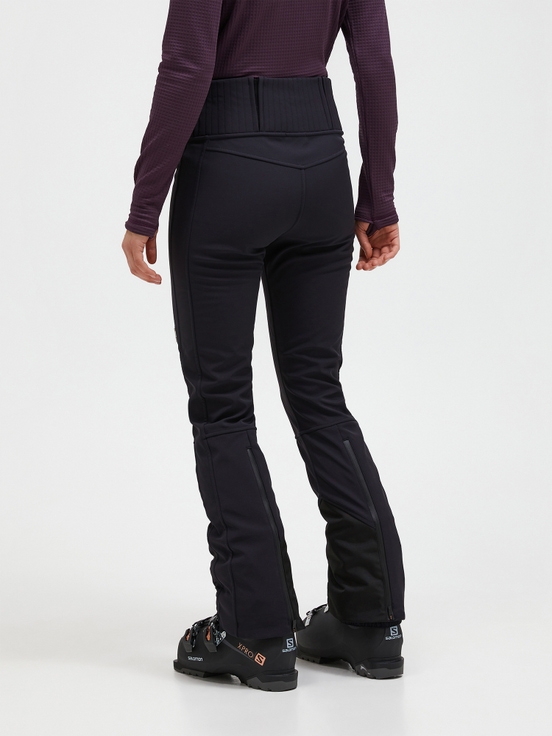 Black Women Peak Performance High Stretch Ski Pants | US-SLVMR8053