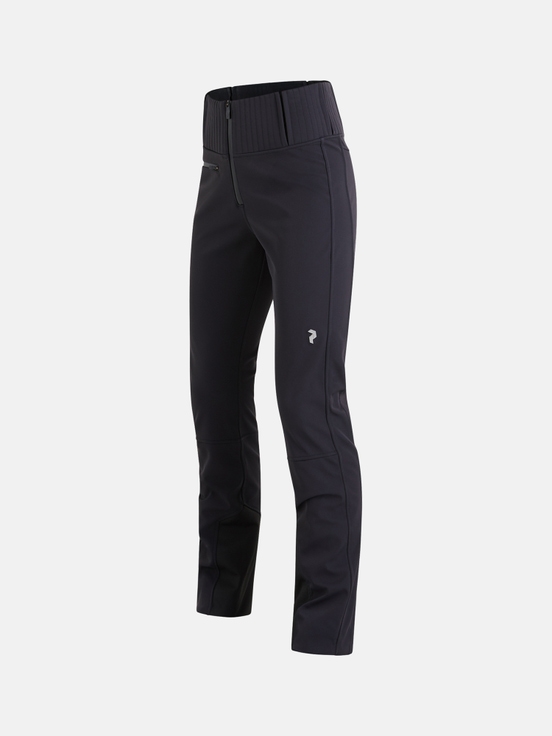 Black Women Peak Performance High Stretch Ski Pants | US-SLVMR8053