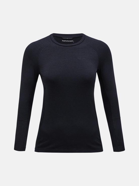 Black Women Peak Performance Magic Crew Base Layer | US-VOPWY1853