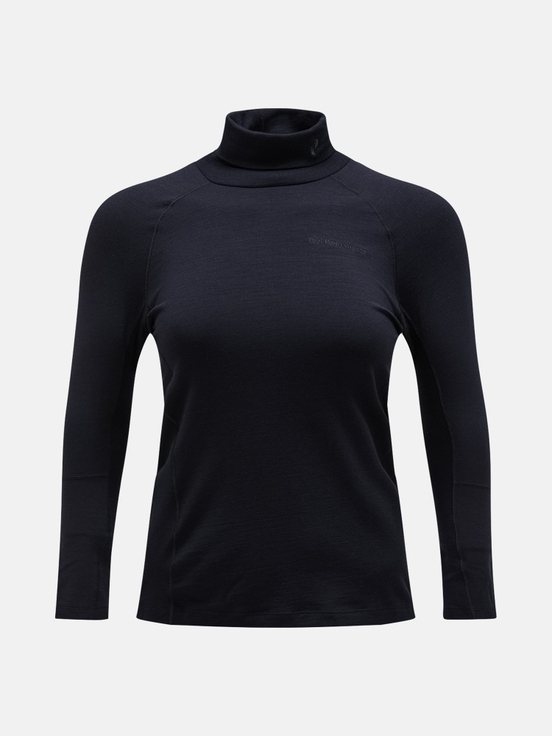 Black Women Peak Performance Magic Rollneck Base Layer | US-DIKYH6201