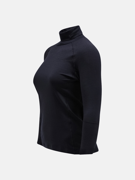 Black Women Peak Performance Magic Rollneck Base Layer | US-DIKYH6201