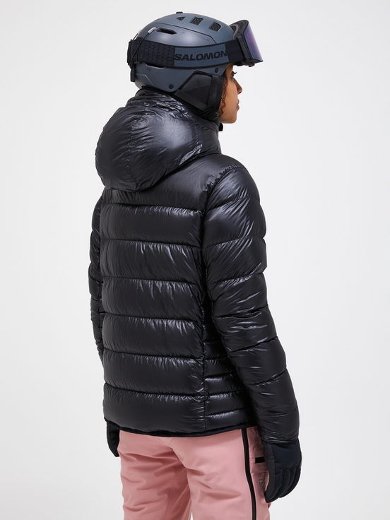 Black Women Peak Performance Minus Degree Down Puffer Ski Jacket | US-UYNZF4052