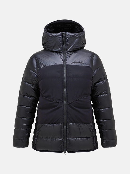 Black Women Peak Performance Minus Degree Down Puffer Ski Jacket | US-UYNZF4052