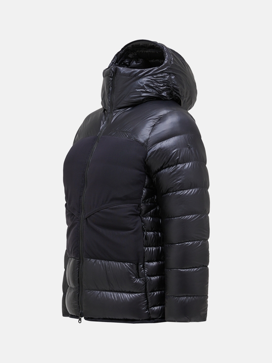 Black Women Peak Performance Minus Degree Down Puffer Ski Jacket | US-UYNZF4052