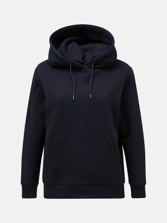 Black Women Peak Performance Original Small Logo Hoodie | US-ALZPV9807