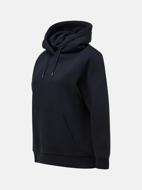 Black Women Peak Performance Original Small Logo Hoodie | US-ALZPV9807