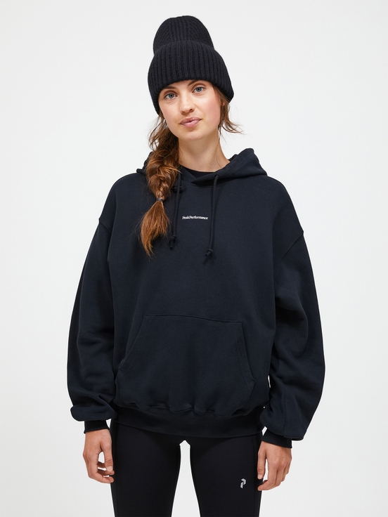 Black Women Peak Performance Original Terry Hoodie | US-HILFN0612