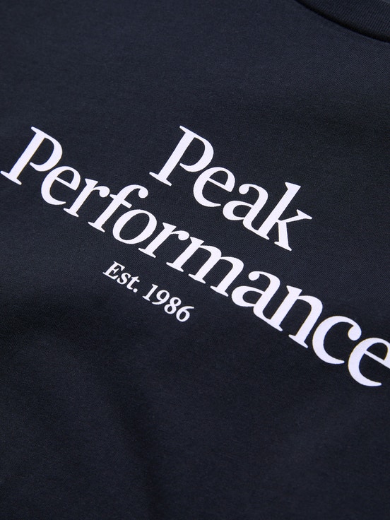 Black Women Peak Performance Original T-shirt | US-QSXEH0392