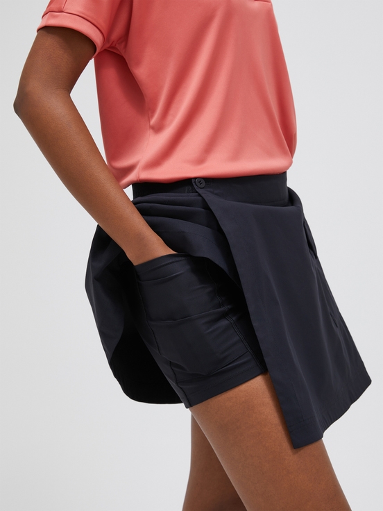 Black Women Peak Performance Player Pocket Skirt | US-JACLK4568