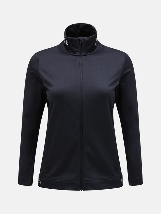 Black Women Peak Performance Rider Tech Zip Midlayers | US-TGLXJ2594