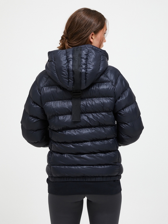 Black Women Peak Performance Tomic Insulated Hood Winter Jacket | US-JYAIR8025