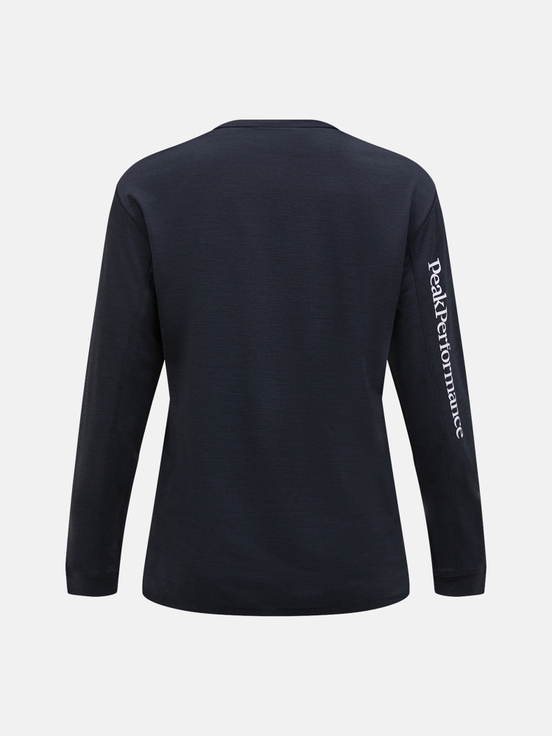 Black Women Peak Performance Trail Longsleeve T-shirt | US-YDZOM4985